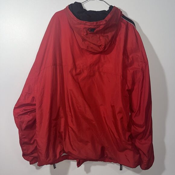 Vintage Starter Varsity Jacket Nebraska Windbreaker Track Athletic Red Men's 3X - Picture 7 of 9